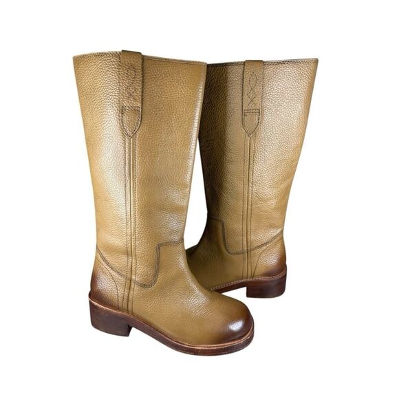 Free People Blaze Pull-On Leather Boots Toasted Wheat Women’s US 8 - Picture 8 of 15